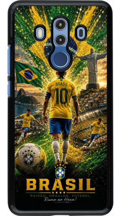 Coque Huawei Mate 10 Pro - Football Brésil splash 2026