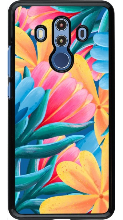 Huawei Mate 10 Pro Case Hülle - Spring 23 colorful flowers