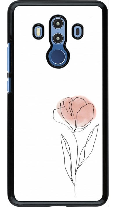 Huawei Mate 10 Pro Case Hülle - Spring 23 minimalist flower
