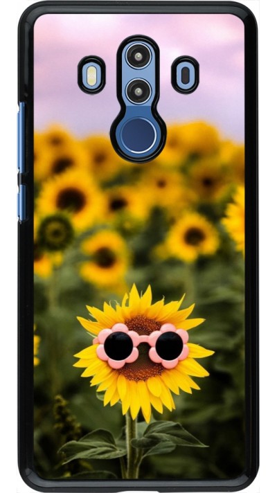 Coque Huawei Mate 10 Pro - Sunflower with glasses 2026