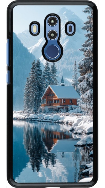 Coque Huawei Mate 10 Pro - Winter 25 Winter house forest day