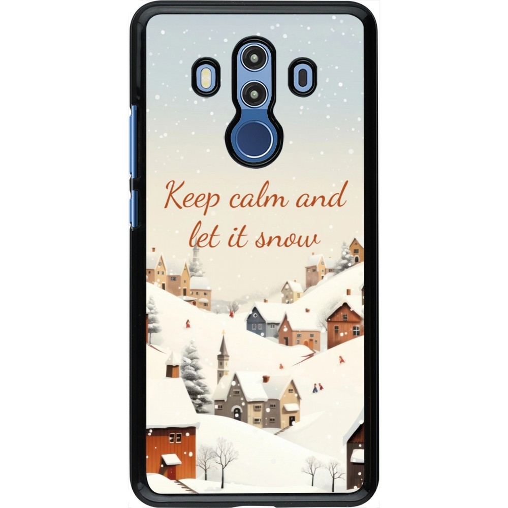 Coque Huawei Mate 10 Pro - Winter 25 Winter Keep calm and let it snow