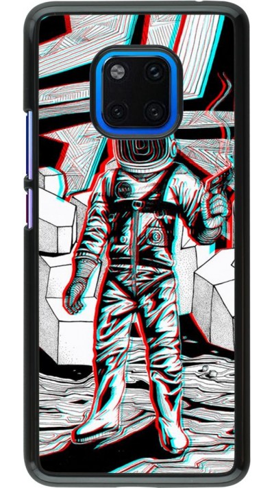 Hülle Huawei Mate 20 Pro - Anaglyph Astronaut