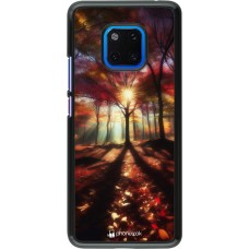 Huawei Mate 20 Pro Case Hülle - Herbstlicher goldener Glanz