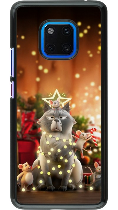Coque Huawei Mate 20 Pro - Christmas 25 Xmas Cat