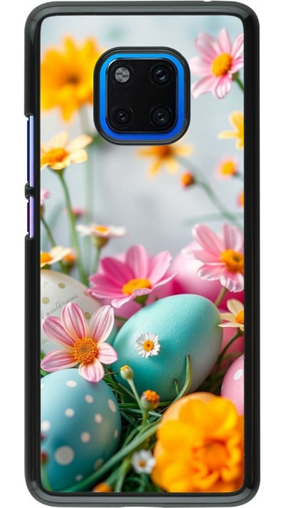 Coque Huawei Mate 20 Pro - Easter 2026 Eggs with flowers