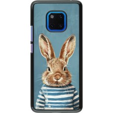 Coque Huawei Mate 20 Pro - Easter 2026 Rabbit navy