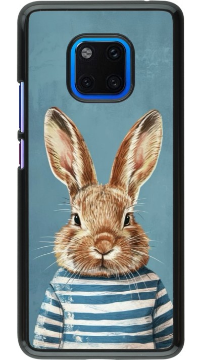 Coque Huawei Mate 20 Pro - Easter 2026 Rabbit navy