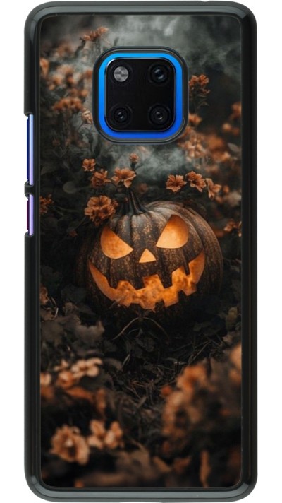 Coque Huawei Mate 20 Pro - Halloween 2025 Pumpkin with flowers Coque Huawei Mate 20 Pro - Halloween 2025 Pumpkin with flowers