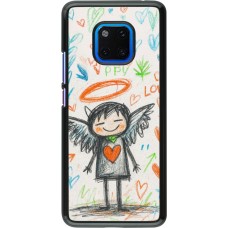 Coque Huawei Mate 20 Pro - Little Angel Sketch Love