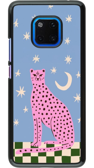 Coque Huawei Mate 20 Pro - Pink leopard with stars 2026