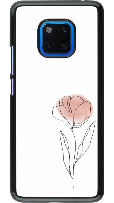 Huawei Mate 20 Pro Case Hülle - Spring 23 minimalist flower