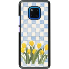 Coque Huawei Mate 20 Pro - Blue vichy tulips Spring 2026