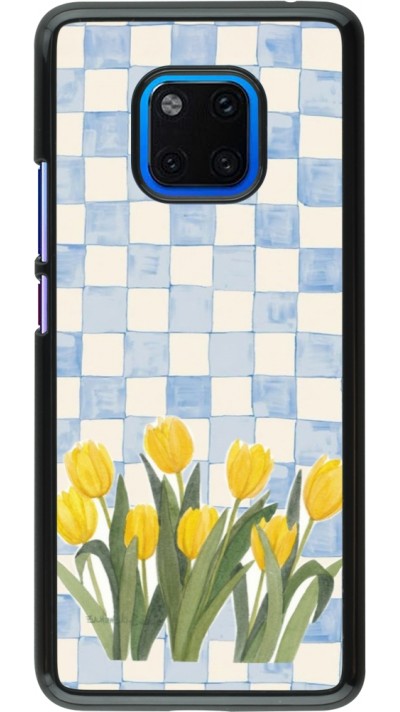 Coque Huawei Mate 20 Pro - Blue vichy tulips 2026