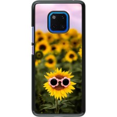 Coque Huawei Mate 20 Pro - Sunflower with glasses 2026