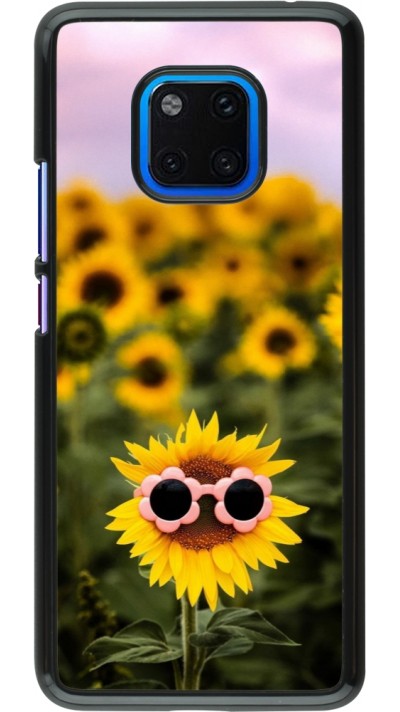 Coque Huawei Mate 20 Pro - Sunflower with glasses 2026