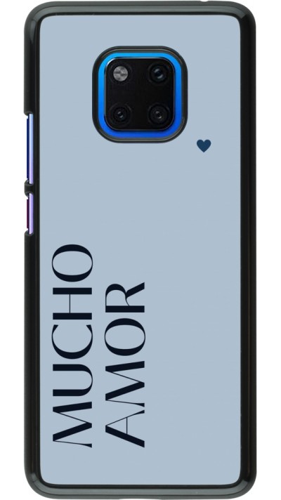 Coque Huawei Mate 20 Pro - Valentine 2024 mucho amor azul