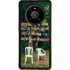 Coque Huawei Mate 40 Pro - Silicone rigide noir Chairs DTMF