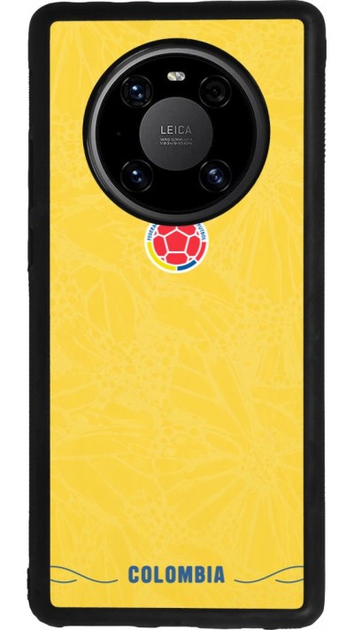 Coque Huawei Mate 40 Pro - Silicone rigide noir Maillot de football Colombie 2026 personnalisable