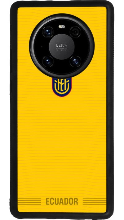 Coque Huawei Mate 40 Pro - Silicone rigide noir Maillot de football E?quateur 2026 personnalisable
