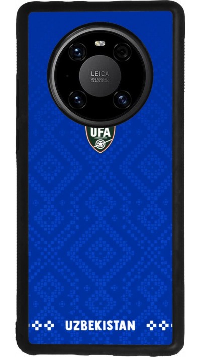 Coque Huawei Mate 40 Pro - Silicone rigide noir Maillot de football Ouzbékistan 2026 personnalisable