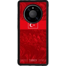 Coque Huawei Mate 40 Pro - Silicone rigide noir Maillot de football Turquie 2026 personnalisable