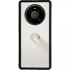 Coque Huawei Mate 40 Pro - Silicone rigide noir Mini Rainbow Minimal