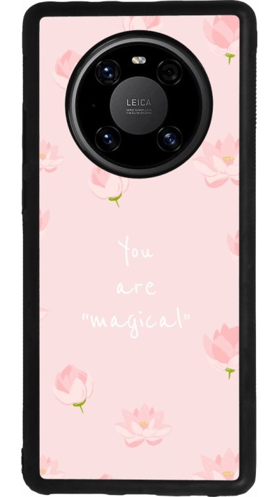 Huawei Mate 40 Pro Case Hülle - Silikon schwarz Mom 2023 your are magical