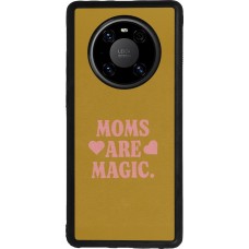 Huawei Mate 40 Pro Case Hülle - Silikon schwarz Mom 2026 Are Magic