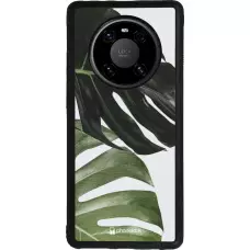 Coque Huawei Mate 40 Pro - Silicone rigide noir Monstera Plant