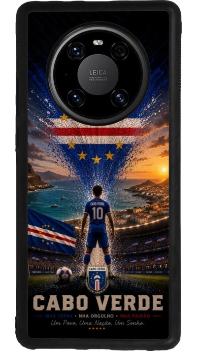 Coque Huawei Mate 40 Pro - Silicone rigide noir Football Cap-Vert splash 2026