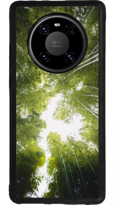 Coque Huawei Mate 40 Pro - Silicone rigide noir Spring 23 forest blue sky