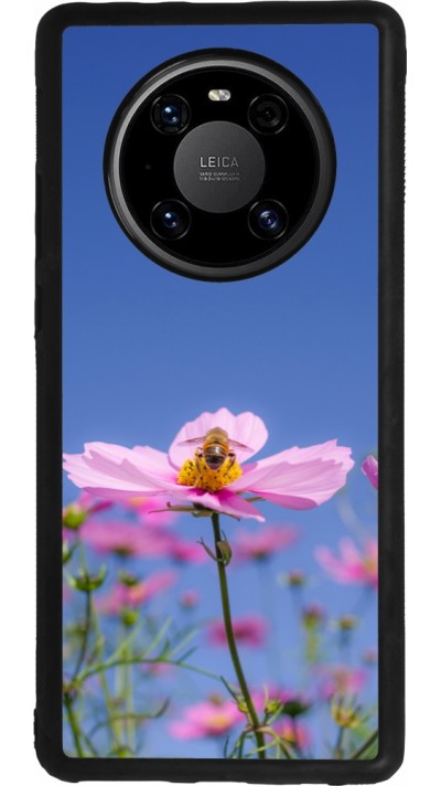 Huawei Mate 40 Pro Case Hülle - Silikon schwarz Bee on a flower Spring 2026
