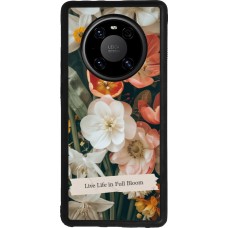 Huawei Mate 40 Pro Case Hülle - Silikon schwarz Full Bloom Spring 2026