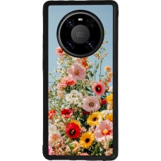 Huawei Mate 40 Pro Case Hülle - Silikon schwarz Spring flowers Spring 2026