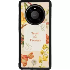 Coque Huawei Mate 40 Pro - Silicone rigide noir Trust the process Spring 2026