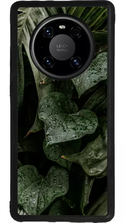 Coque Huawei Mate 40 Pro - Silicone rigide noir Spring 23 fresh plants