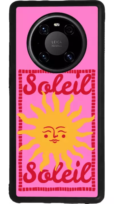 Coque Huawei Mate 40 Pro - Silicone rigide noir Sun sun 2026