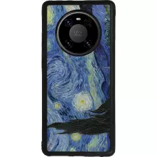 Coque Huawei Mate 40 Pro - Silicone rigide noir Tableau art - La Nuit étoilée - Van Gogh