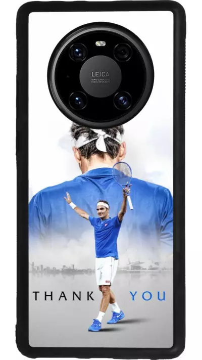 Coque Huawei Mate 40 Pro - Silicone rigide noir Thank you Roger