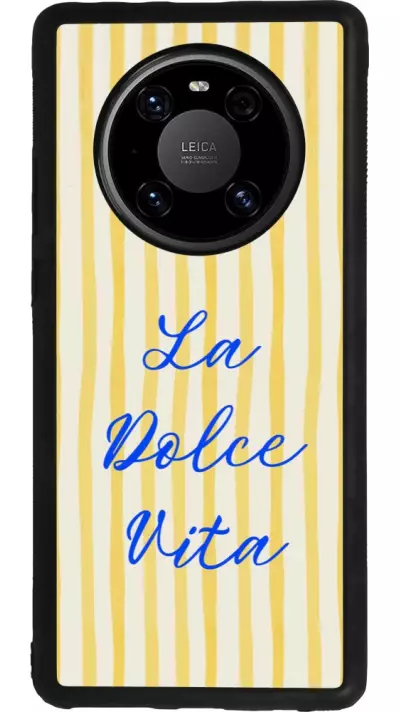 Coque Huawei Mate 40 Pro - Silicone rigide noir The good life 2026