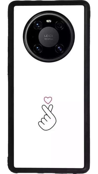 Coque Huawei Mate 40 Pro - Silicone rigide noir Valentine 2024 heat by Millennials
