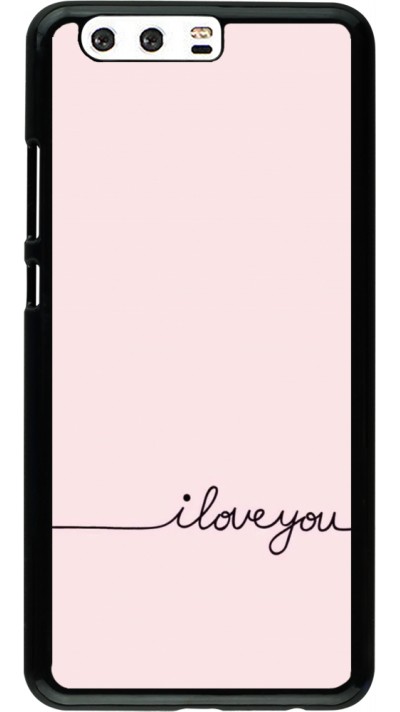 Coque Huawei P10 Plus - Valentine 2023 i love you writing