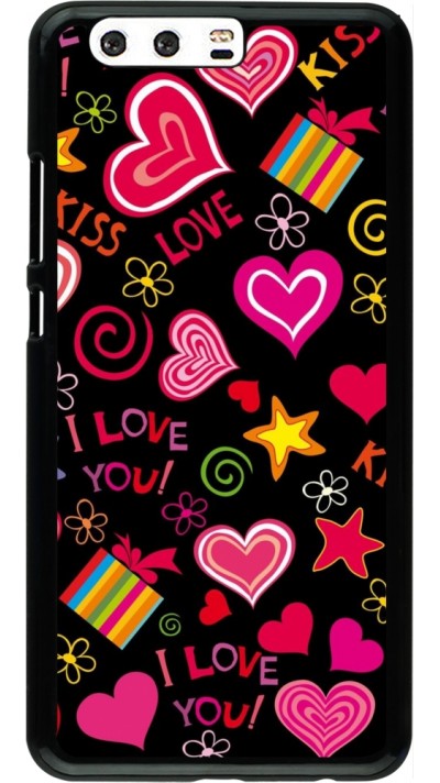 Coque Huawei P10 Plus - Valentine 2023 love symbols