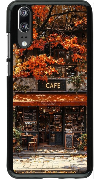 Huawei P20 Case Hülle - Autumn 25 Coffee shop
