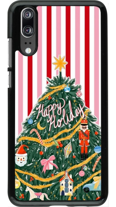 Coque Huawei P20 - Christmas 25 Happy Holiday