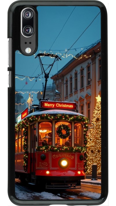 Coque Huawei P20 - Christmas 25 Xmas Train