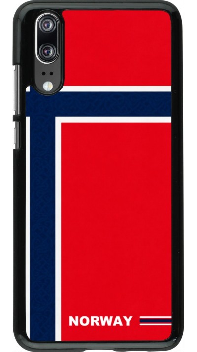 Coque Huawei P20 - Maillot de football Norvège 2026 personnalisable