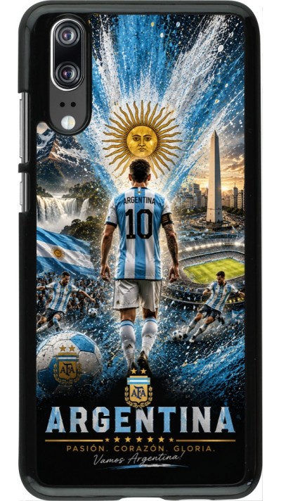 Coque Huawei P20 - Football Argentine splash 2026