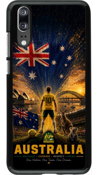 Coque Huawei P20 - Football Australie splash 2026